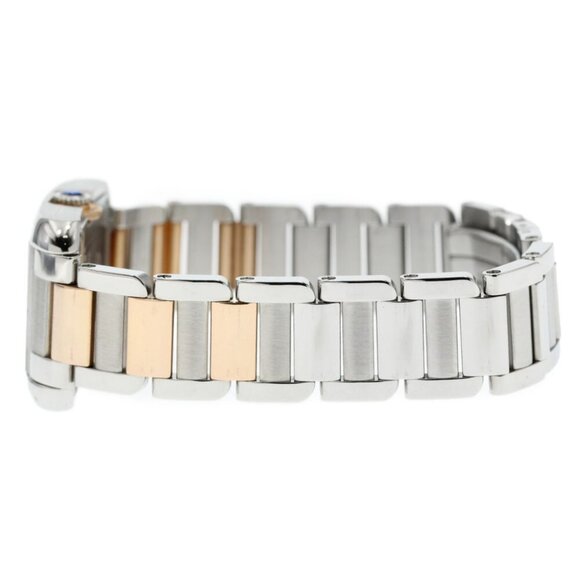CARTIER Tank Anglaze SM WT100024 PG2 tone 11P diamond Quartz Ladies_845654 - Picture 4 of 6